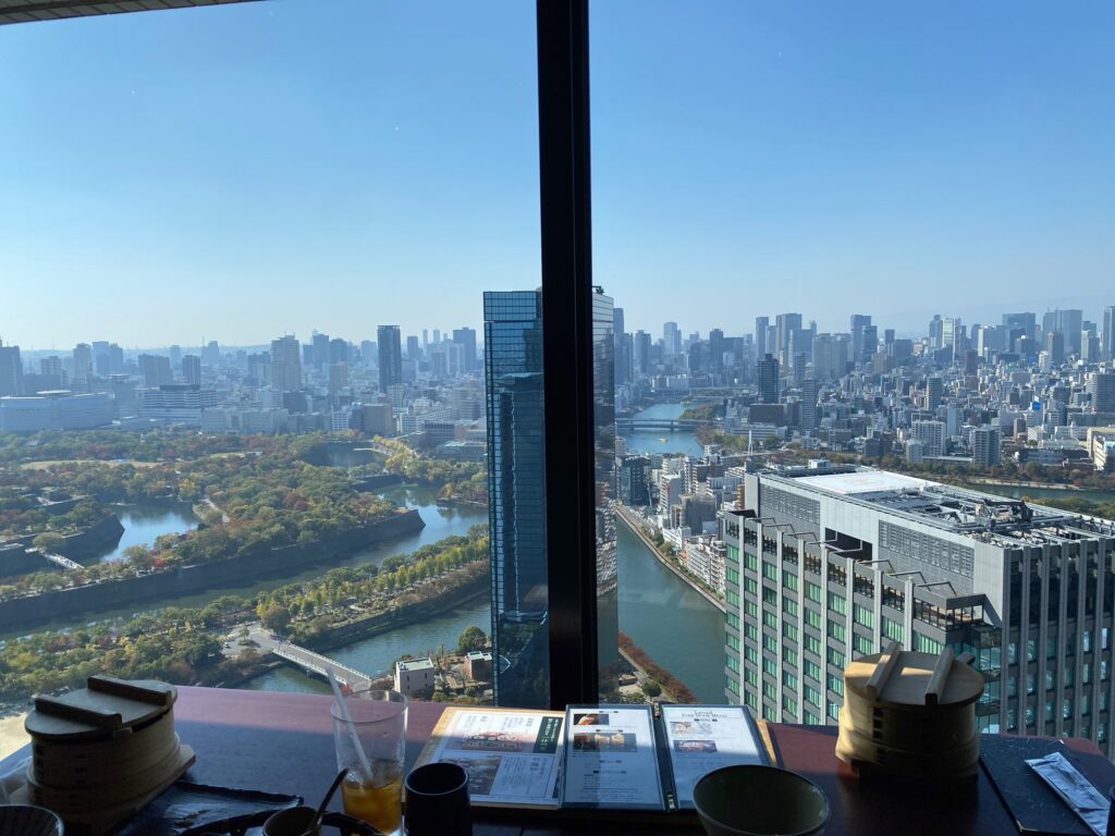 ダイナミックキッチン＆バー 燦 OBPツインタワー店 38階からの景色