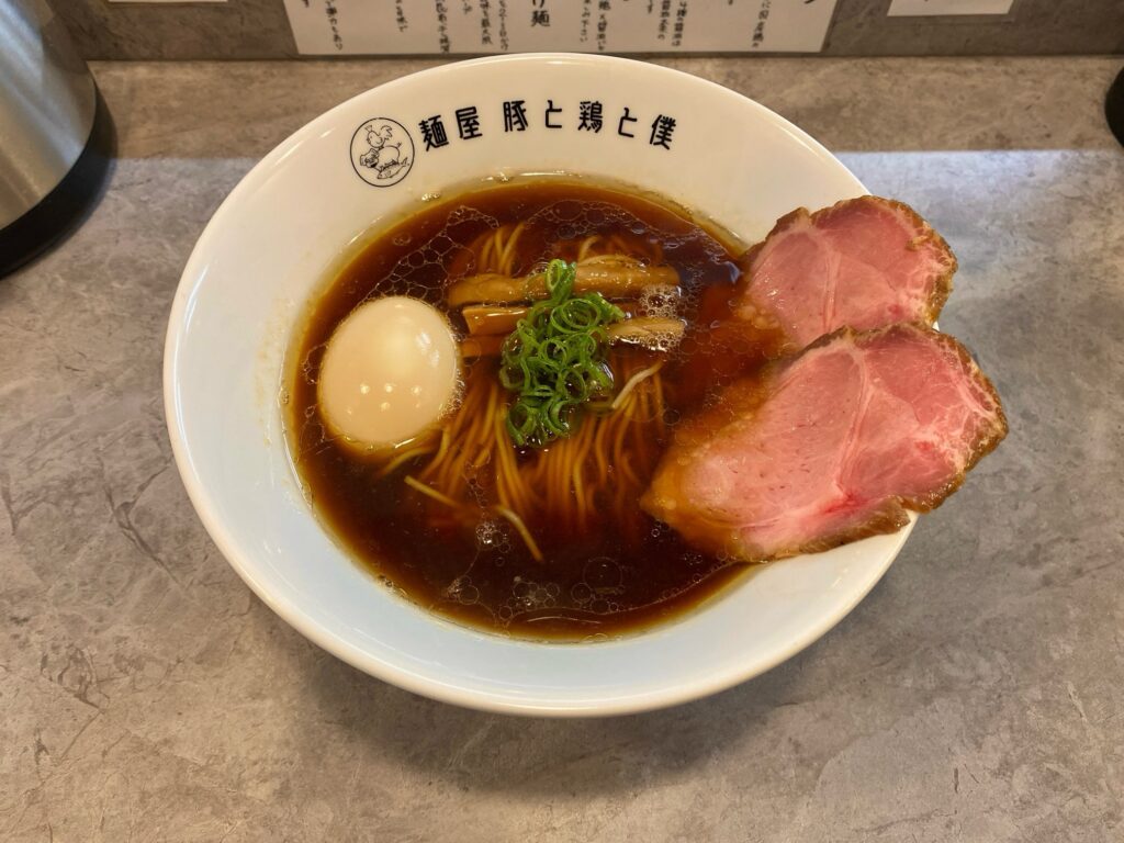 【大阪 守口】麺屋 豚と鶏と僕 地鶏醤油ラーメン