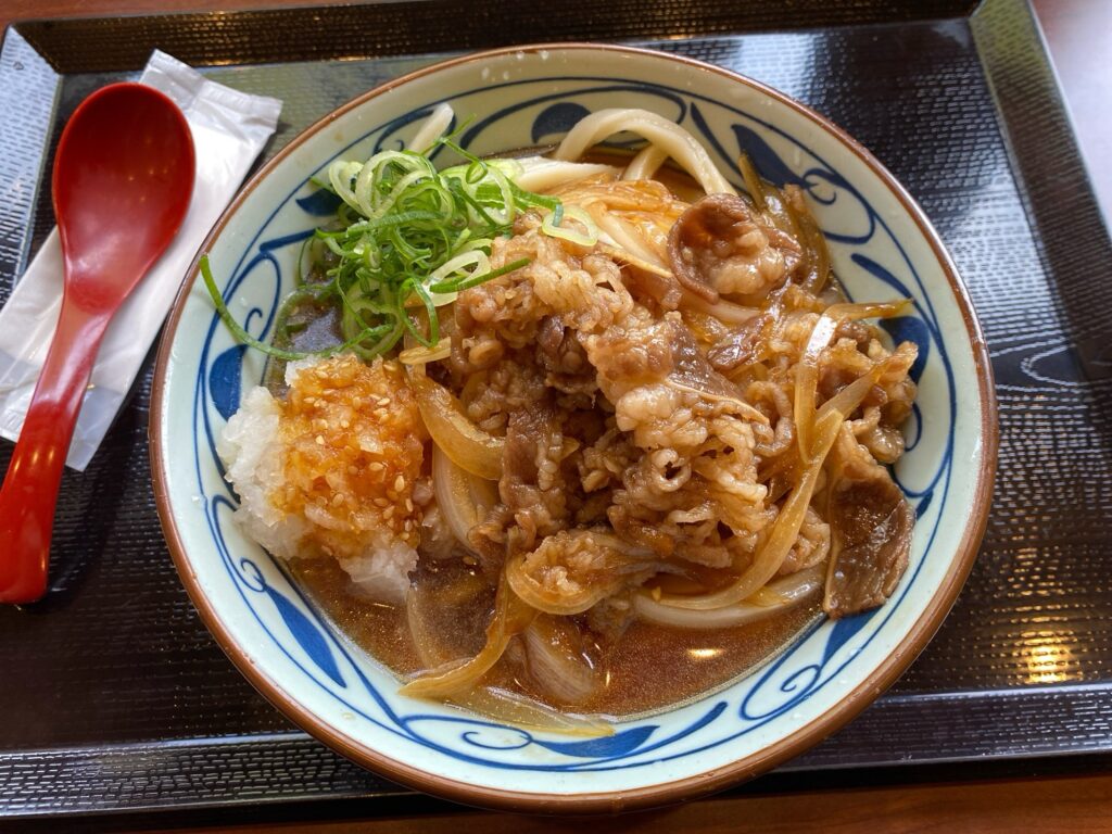 【丸亀製麺】鬼おろし肉ぶっかけ レビュー！いただきます